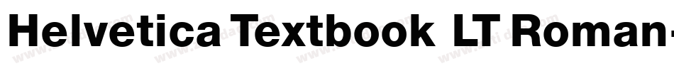 Helvetica Textbook LT Roman字体转换